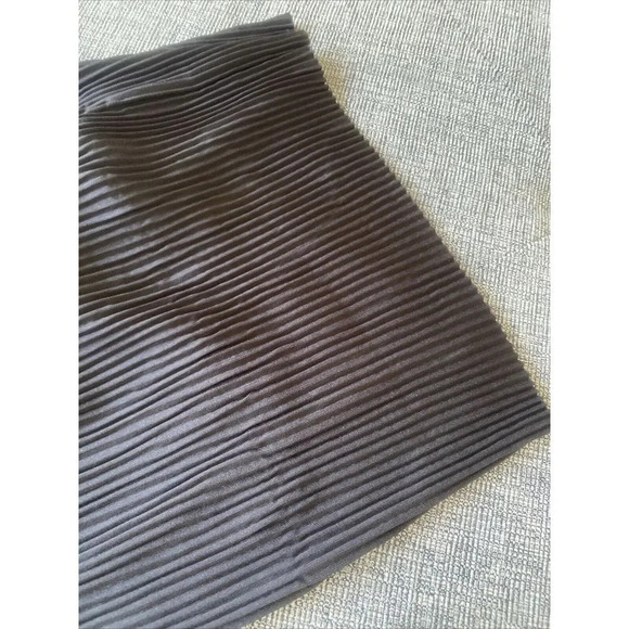 ASOS Women's Size 6 Black High Waisted Wide Leg Accordion Pull On Pants New - Picture 4 of 7